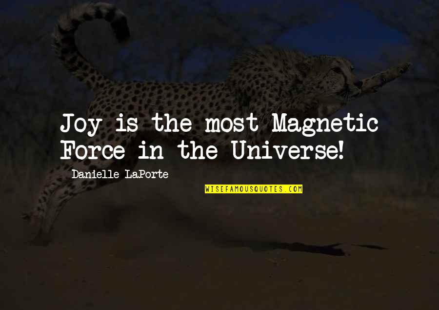 Lampou Pasteli Quotes By Danielle LaPorte: Joy is the most Magnetic Force in the