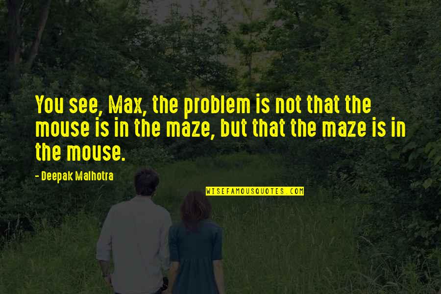 Lana Rafaela Quotes By Deepak Malhotra: You see, Max, the problem is not that