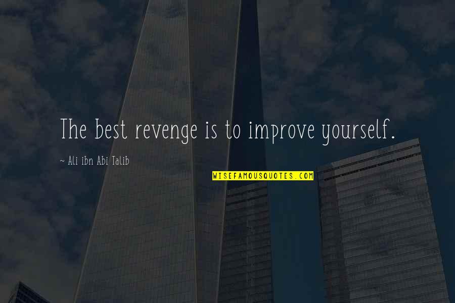 Lance Clayton Quotes By Ali Ibn Abi Talib: The best revenge is to improve yourself.