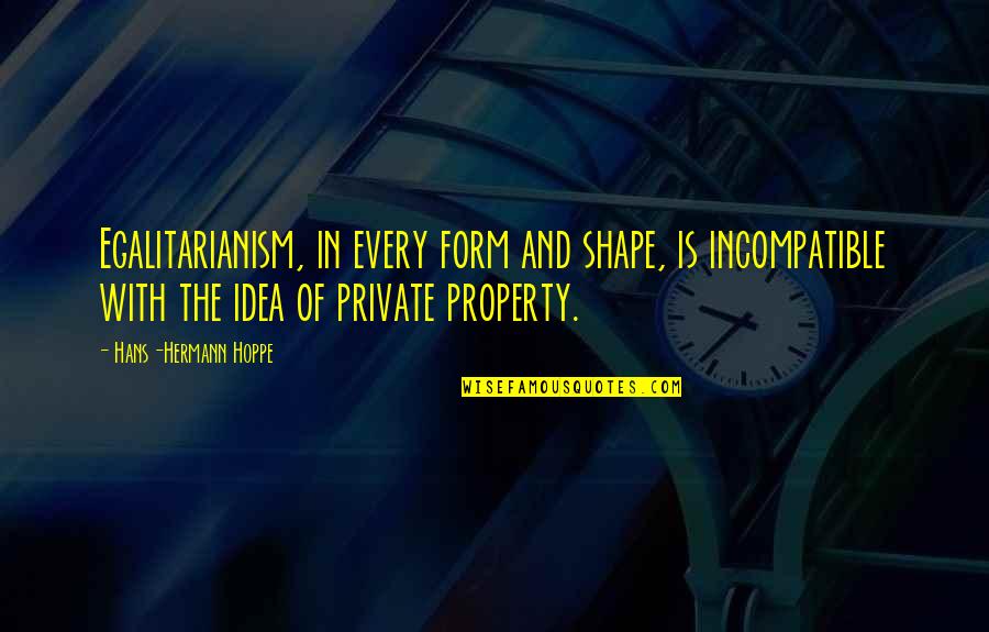 Lance Manning Photography Quotes By Hans-Hermann Hoppe: Egalitarianism, in every form and shape, is incompatible Lance Manning Photography Quotes By Hans-Hermann Hoppe: Egalitarianism, in every form and shape, is incompatible