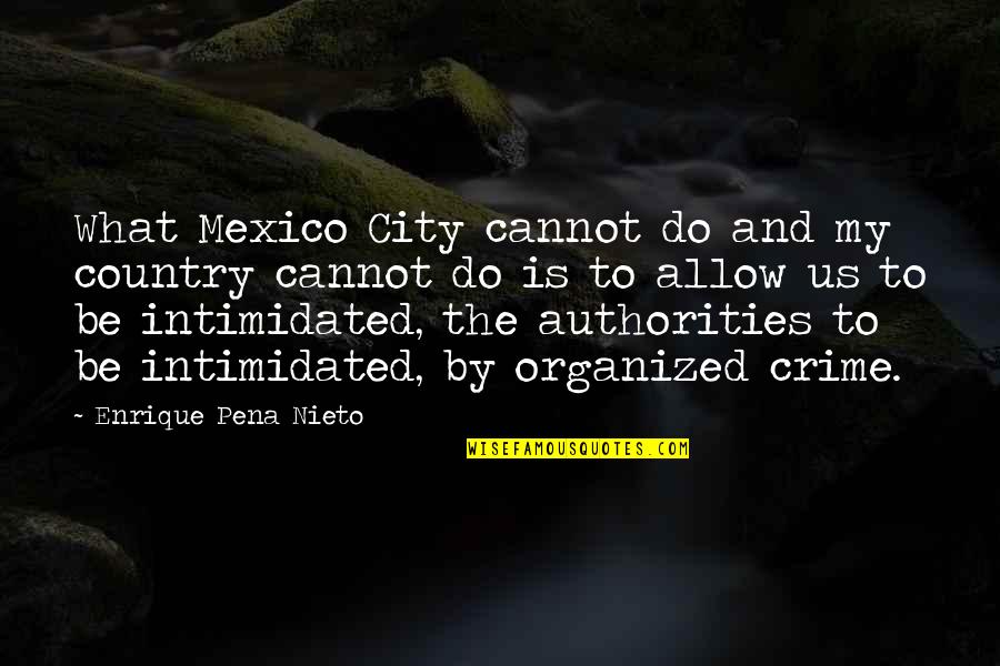 Lando Calrissian Quotes By Enrique Pena Nieto: What Mexico City cannot do and my country