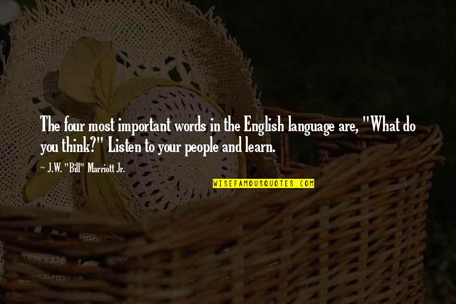 Language Quotes By J.W. 