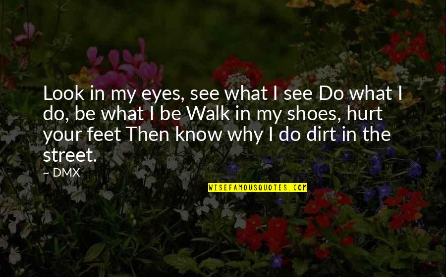 Lardons Translation Quotes By DMX: Look in my eyes, see what I see