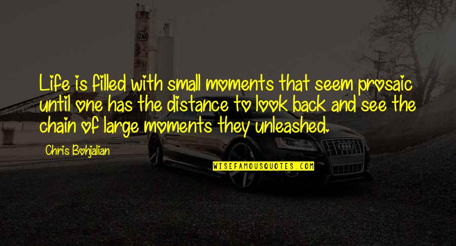 Large And Small Quotes By Chris Bohjalian: Life is filled with small moments that seem