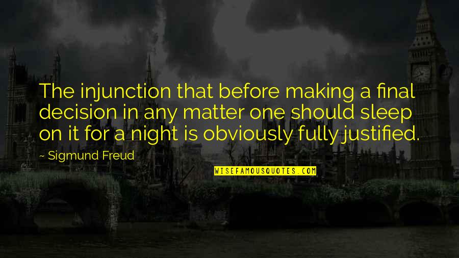 Largesse Crossword Quotes By Sigmund Freud: The injunction that before making a final decision Largesse Crossword Quotes By Sigmund Freud: The injunction that before making a final decision