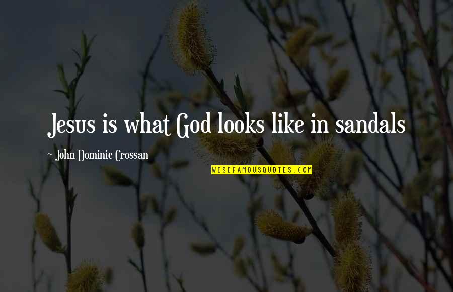 Lasciviously Desires Quotes By John Dominic Crossan: Jesus is what God looks like in sandals