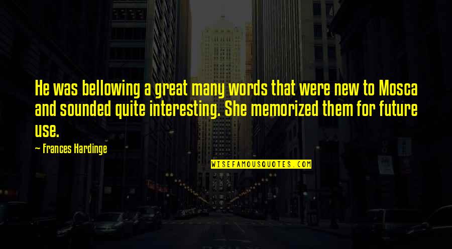 Last Choice Quotes By Frances Hardinge: He was bellowing a great many words that Last Choice Quotes By Frances Hardinge: He was bellowing a great many words that