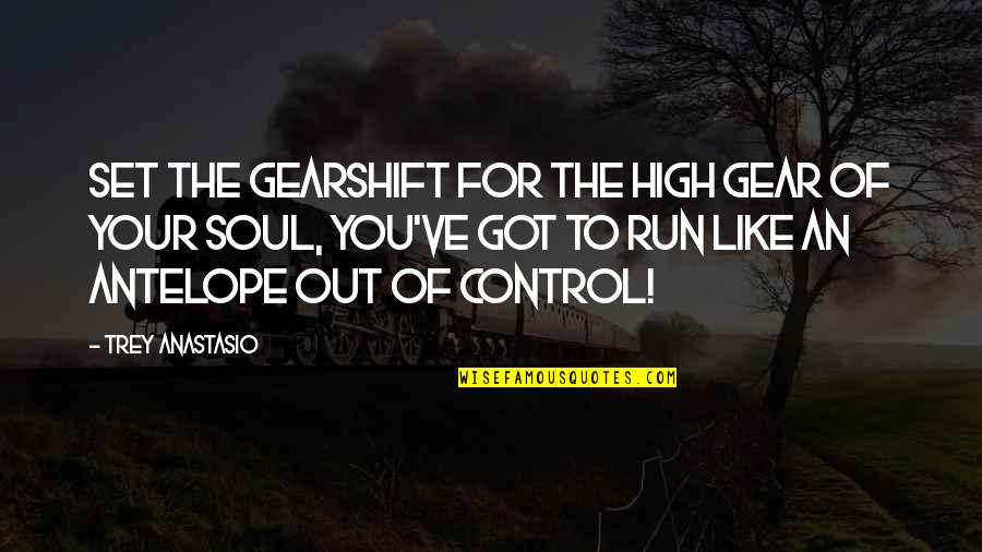 Last Day Of Ramadan Quotes By Trey Anastasio: Set the gearshift for the high gear of