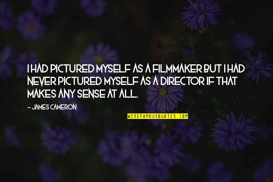 Last Day Wishes Quotes By James Cameron: I had pictured myself as a filmmaker but Last Day Wishes Quotes By James Cameron: I had pictured myself as a filmmaker but