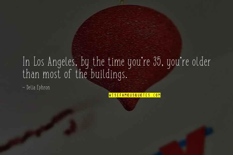 Last Sunset Of Year Quotes By Delia Ephron: In Los Angeles, by the time you're 35,