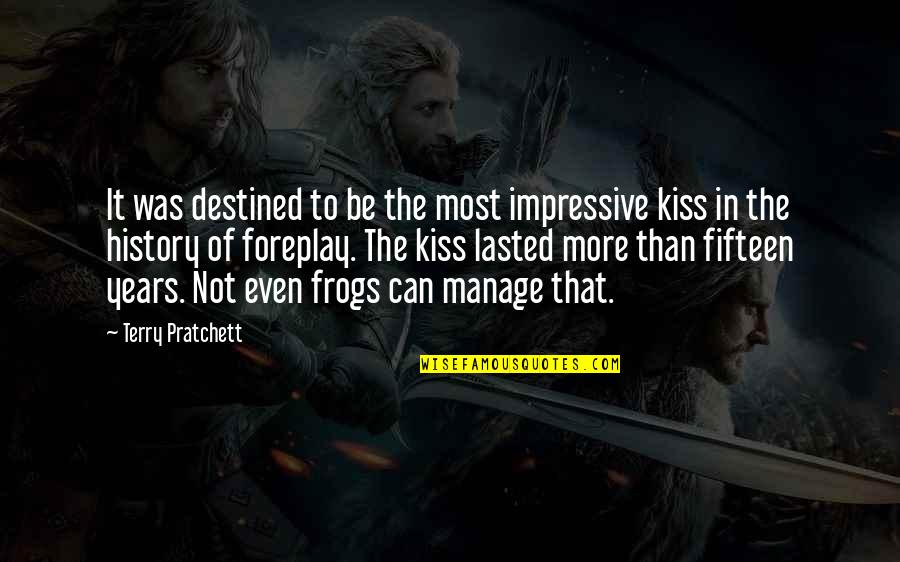 Lasted Quotes By Terry Pratchett: It was destined to be the most impressive Lasted Quotes By Terry Pratchett: It was destined to be the most impressive