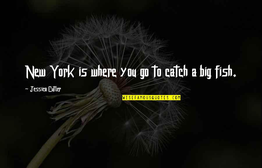 Lastelinis Quotes By Jessica Cutler: New York is where you go to catch Lastelinis Quotes By Jessica Cutler: New York is where you go to catch