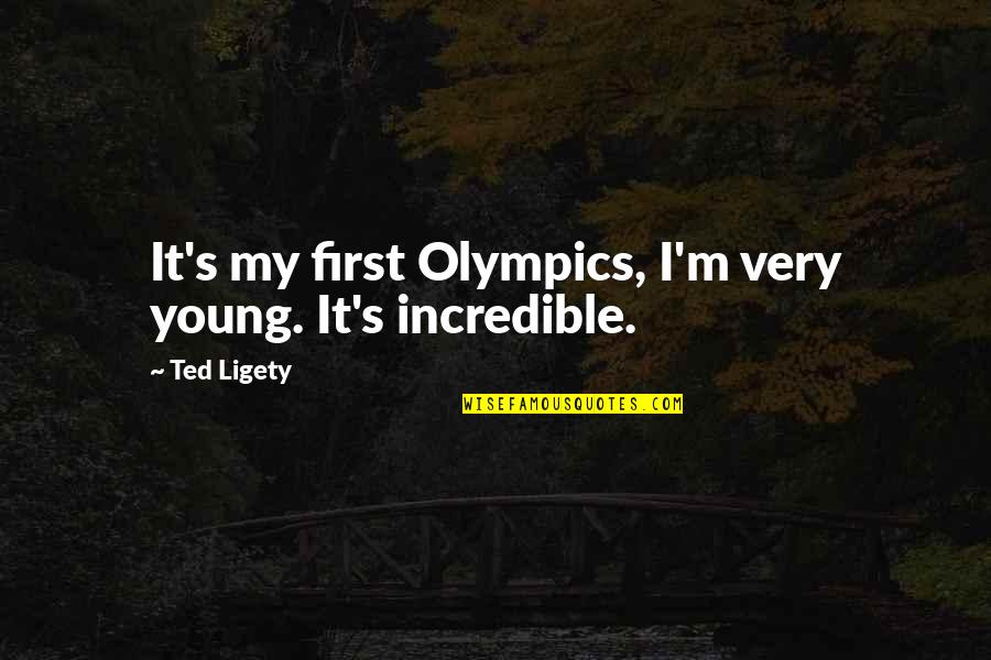 Late Apology Quotes By Ted Ligety: It's my first Olympics, I'm very young. It's