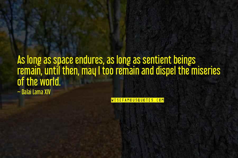 Late Night Rendezvous Quotes By Dalai Lama XIV: As long as space endures, as long as Late Night Rendezvous Quotes By Dalai Lama XIV: As long as space endures, as long as