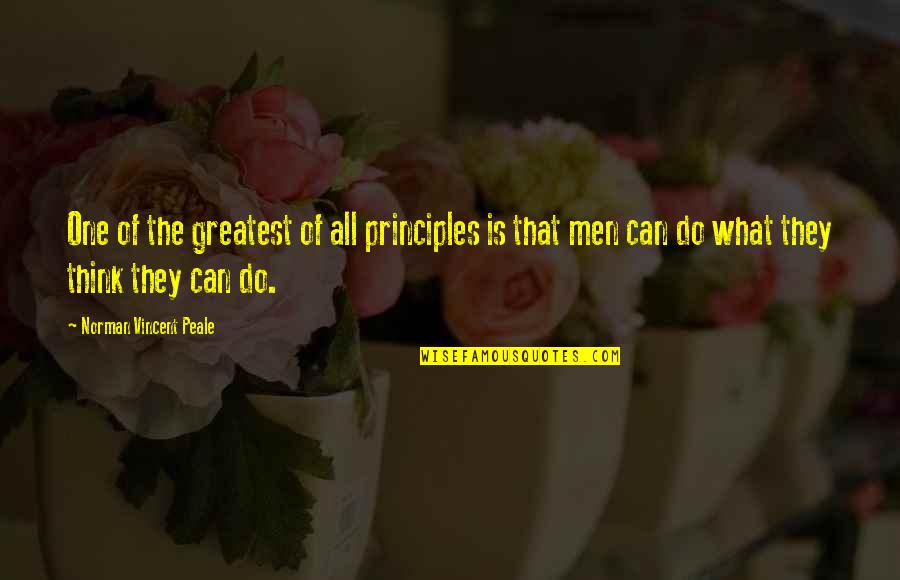 Lauralei Russell Quotes By Norman Vincent Peale: One of the greatest of all principles is