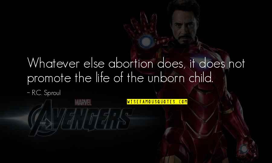 Lavrentiya Wikipedia Quotes By R.C. Sproul: Whatever else abortion does, it does not promote