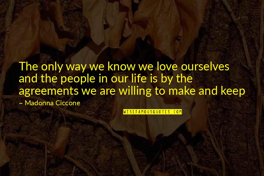 Law Of Attraction Books Quotes By Madonna Ciccone: The only way we know we love ourselves Law Of Attraction Books Quotes By Madonna Ciccone: The only way we know we love ourselves