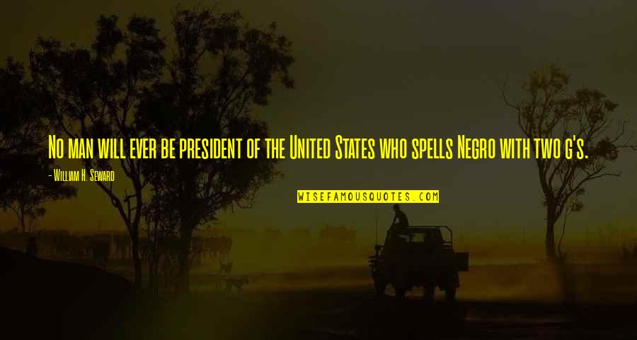 Lawmaking Quotes By William H. Seward: No man will ever be president of the