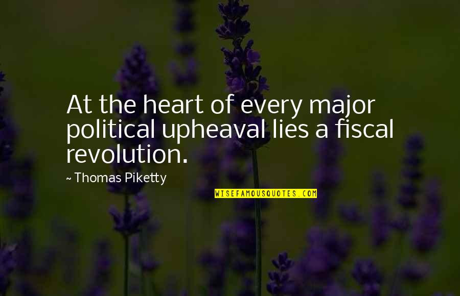 Lawrence Chaney Quotes By Thomas Piketty: At the heart of every major political upheaval