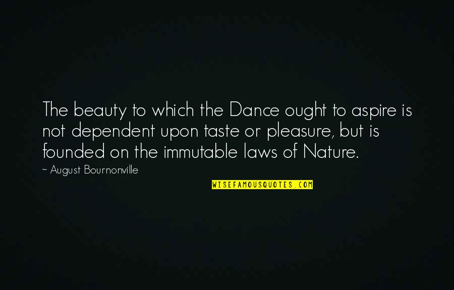 Laws Which Quotes By August Bournonville: The beauty to which the Dance ought to Laws Which Quotes By August Bournonville: The beauty to which the Dance ought to