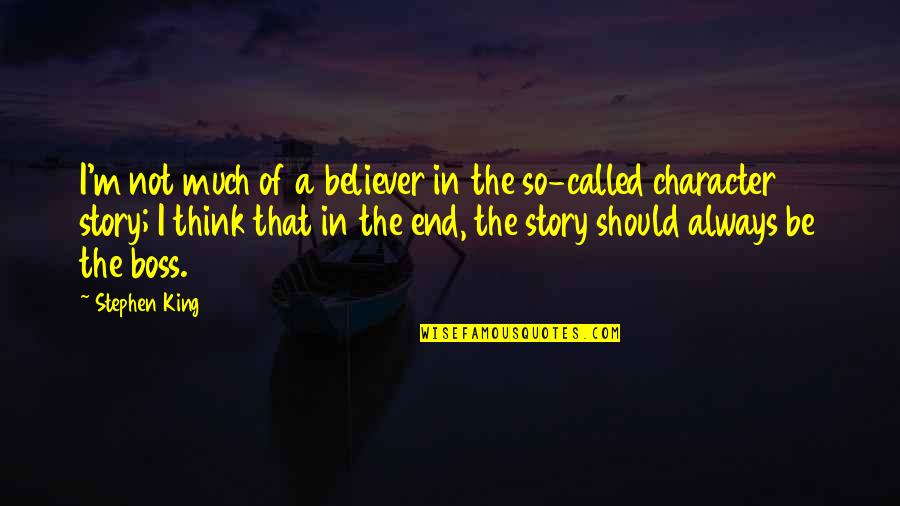 Lazarists Vincentians Quotes By Stephen King: I'm not much of a believer in the Lazarists Vincentians Quotes By Stephen King: I'm not much of a believer in the