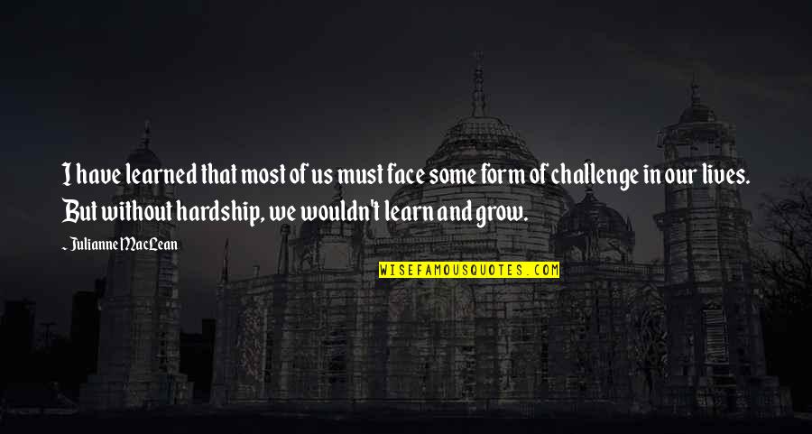 Lbs To Kg Quotes By Julianne MacLean: I have learned that most of us must Lbs To Kg Quotes By Julianne MacLean: I have learned that most of us must