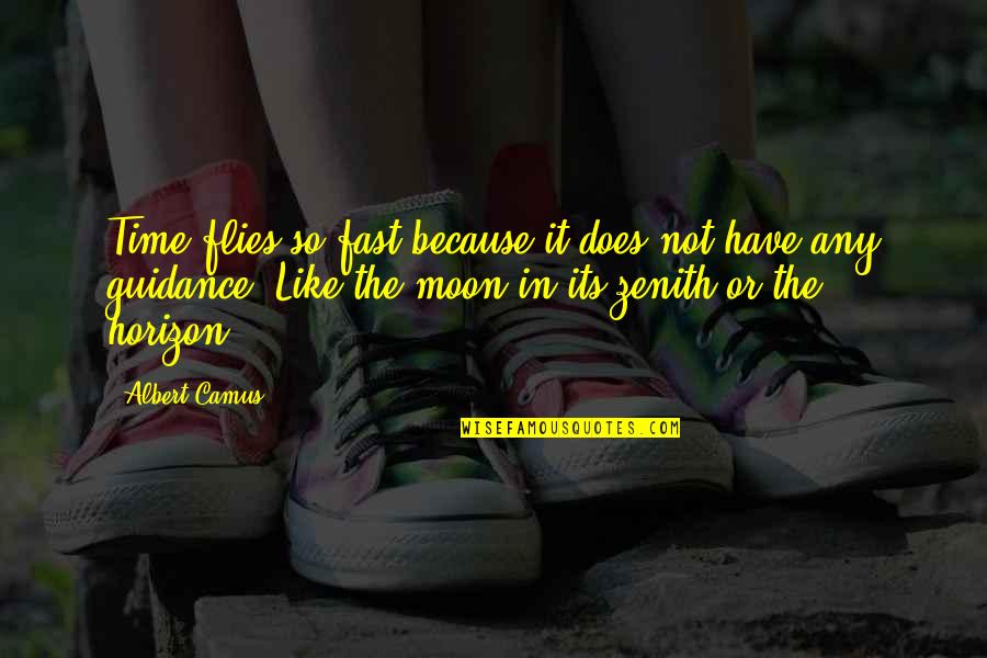 Lds Good Morning Quotes By Albert Camus: Time flies so fast because it does not