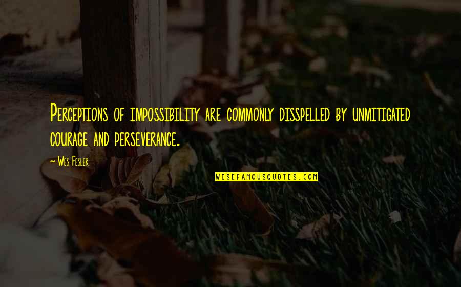 Le Petit Prince Meaningful Quotes By Wes Fesler: Perceptions of impossibility are commonly disspelled by unmitigated Le Petit Prince Meaningful Quotes By Wes Fesler: Perceptions of impossibility are commonly disspelled by unmitigated