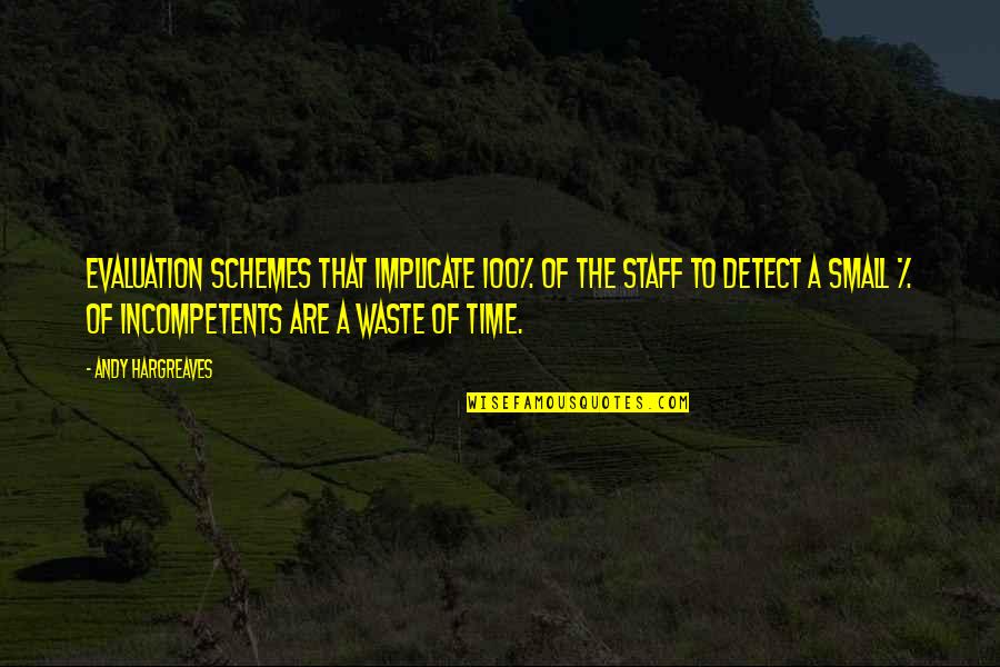 Leadership In 100 Quotes By Andy Hargreaves: Evaluation schemes that implicate 100% of the staff Leadership In 100 Quotes By Andy Hargreaves: Evaluation schemes that implicate 100% of the staff