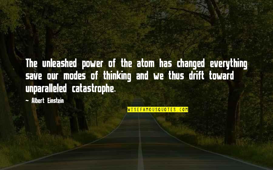 Leafs Fan Quotes By Albert Einstein: The unleashed power of the atom has changed Leafs Fan Quotes By Albert Einstein: The unleashed power of the atom has changed