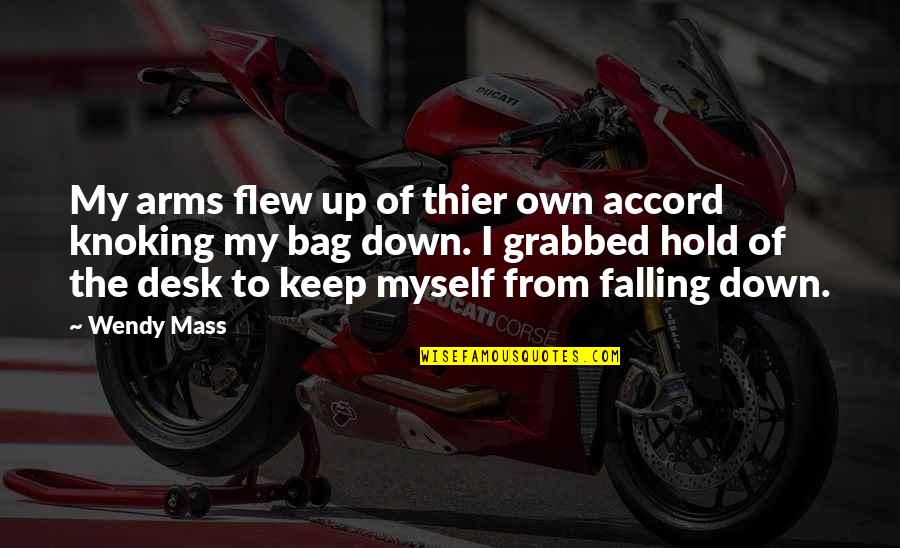 Leales In Spanish Quotes By Wendy Mass: My arms flew up of thier own accord Leales In Spanish Quotes By Wendy Mass: My arms flew up of thier own accord