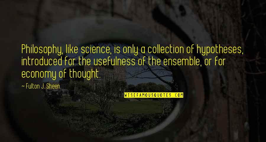 Learn To Accept Failure Quotes By Fulton J. Sheen: Philosophy, like science, is only a collection of Learn To Accept Failure Quotes By Fulton J. Sheen: Philosophy, like science, is only a collection of
