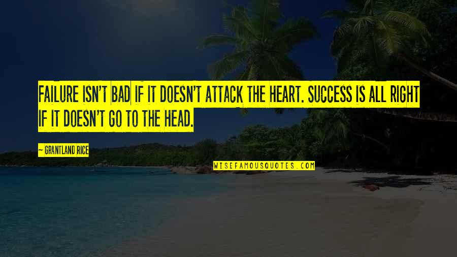 Learning Success Quotes By Grantland Rice: Failure isn't bad if it doesn't attack the Learning Success Quotes By Grantland Rice: Failure isn't bad if it doesn't attack the