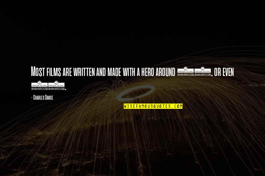 Leasehold Interest Quotes By Charles Dance: Most films are written and made with a