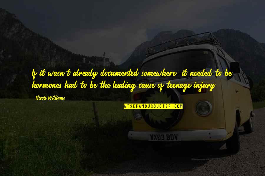 Leaving The Past Behind Quotes By Nicole Williams: If it wasn't already documented somewhere, it needed Leaving The Past Behind Quotes By Nicole Williams: If it wasn't already documented somewhere, it needed