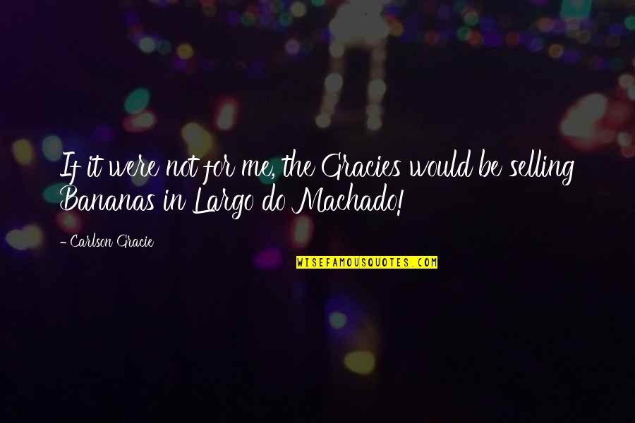 Lederberg Virus Quote Quotes By Carlson Gracie: If it were not for me, the Gracies