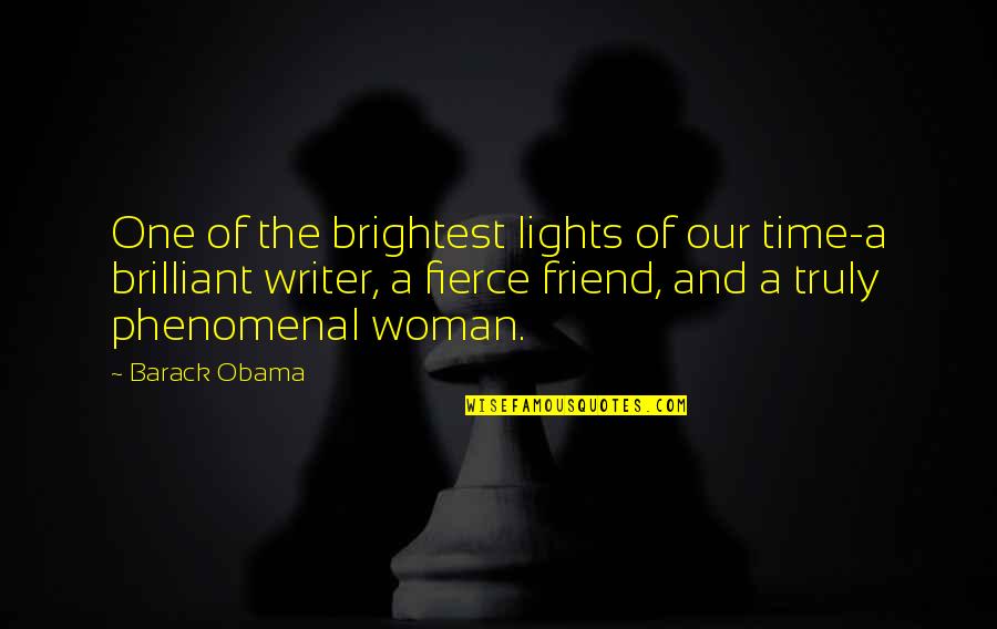 Lee Min Ho Best Quotes By Barack Obama: One of the brightest lights of our time-a Lee Min Ho Best Quotes By Barack Obama: One of the brightest lights of our time-a