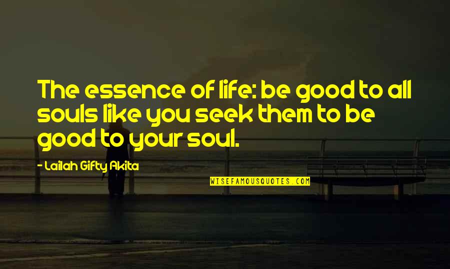 Leemputten Weelde Quotes By Lailah Gifty Akita: The essence of life: be good to all