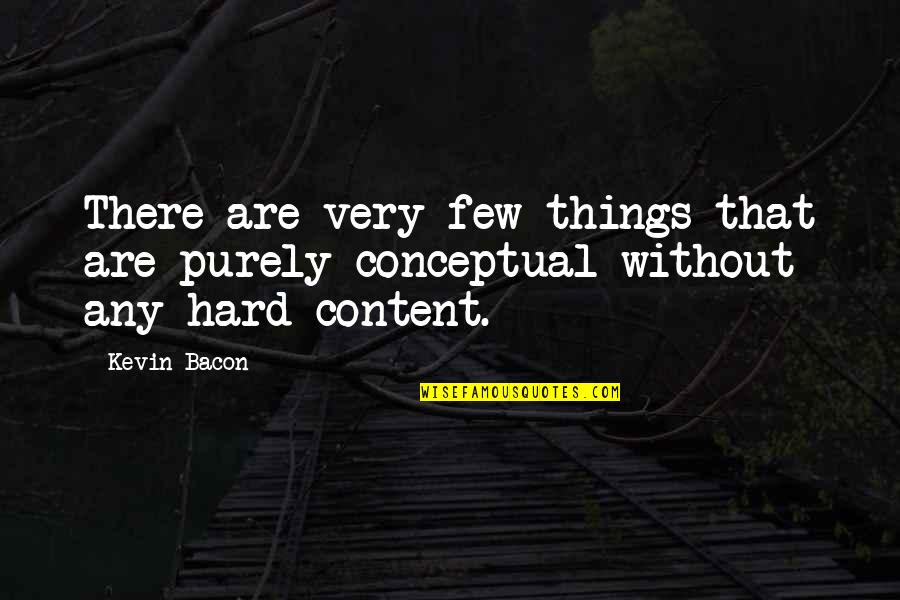 Leeuwarden University Quotes By Kevin Bacon: There are very few things that are purely