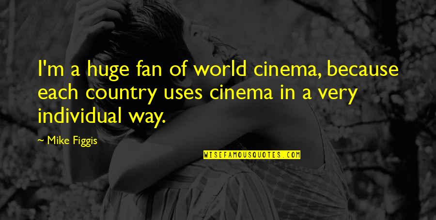 Lefkovits Gy Rgy Quotes By Mike Figgis: I'm a huge fan of world cinema, because
