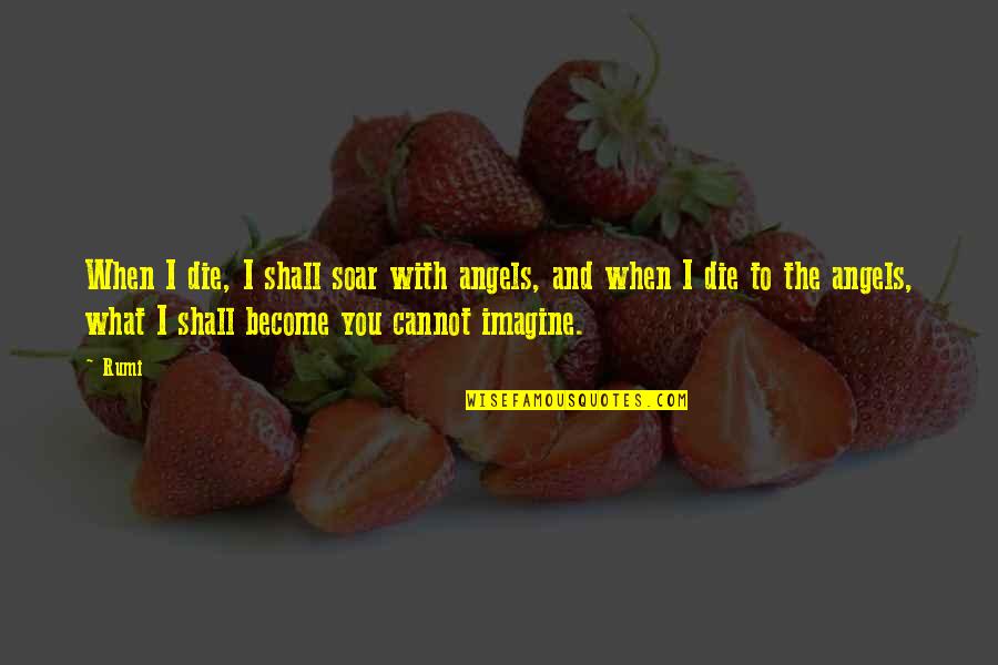 Leida And Eric 90 Quotes By Rumi: When I die, I shall soar with angels,