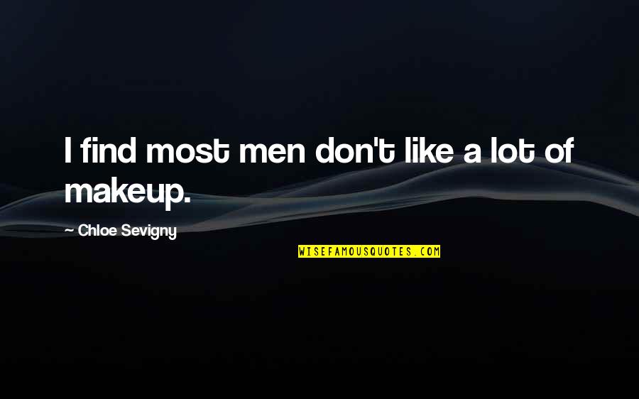 Lemon Yellow Tops Quotes By Chloe Sevigny: I find most men don't like a lot Lemon Yellow Tops Quotes By Chloe Sevigny: I find most men don't like a lot