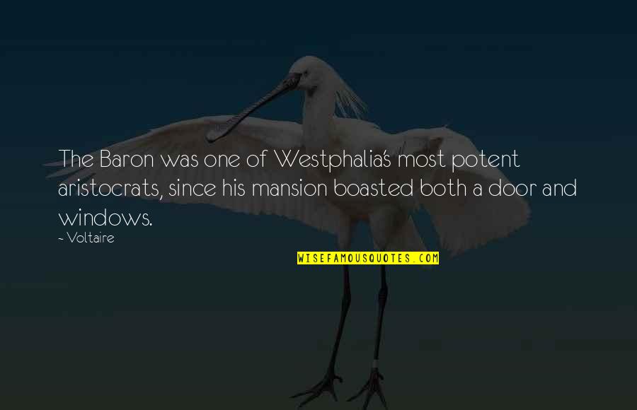 Lemony Snicket's A Series Of Unfortunate Events Count Olaf Quotes By Voltaire: The Baron was one of Westphalia's most potent