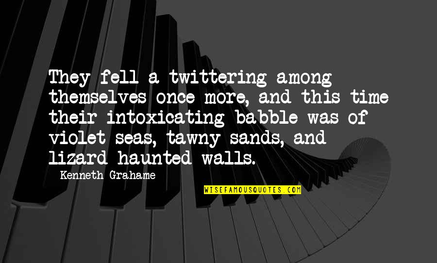 Lentur In English Quotes By Kenneth Grahame: They fell a-twittering among themselves once more, and Lentur In English Quotes By Kenneth Grahame: They fell a-twittering among themselves once more, and