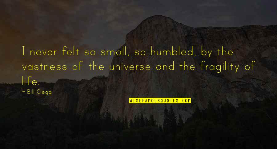 Leon Bakst Quotes By Bill Clegg: I never felt so small, so humbled, by Leon Bakst Quotes By Bill Clegg: I never felt so small, so humbled, by