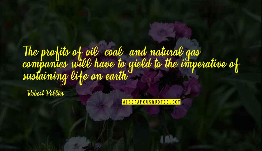 Leport Solana Quotes By Robert Pollin: The profits of oil, coal, and natural gas