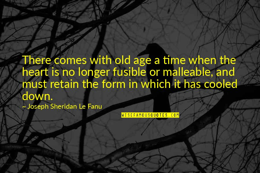 Le'pt Quotes By Joseph Sheridan Le Fanu: There comes with old age a time when