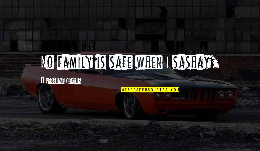 Lesbos Quotes By Perfume Genius: No family is safe when I sashay,