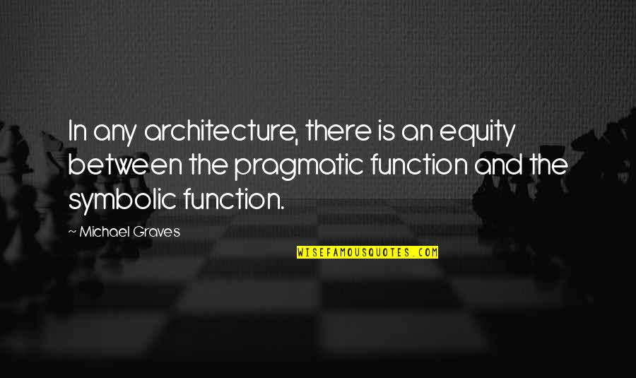 Lescot Nakamichi Quotes By Michael Graves: In any architecture, there is an equity between