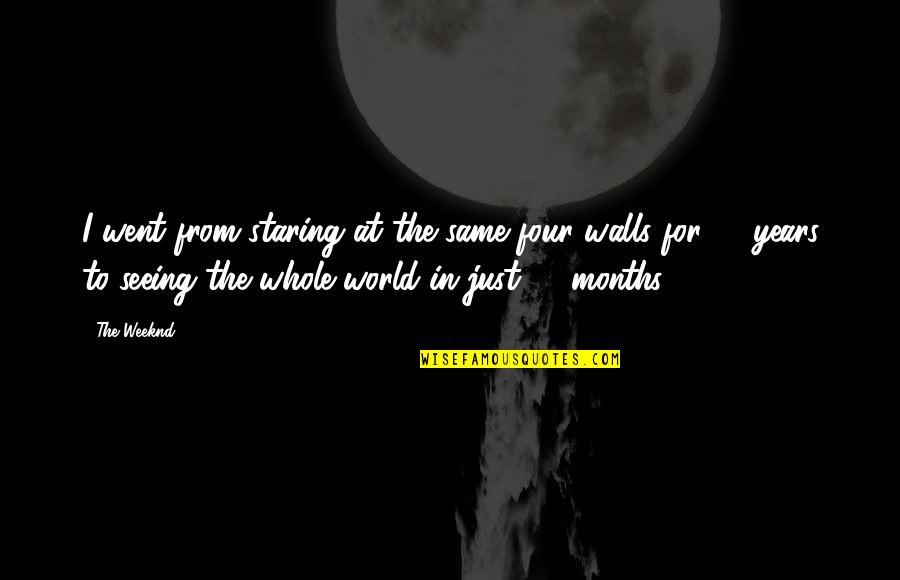 Lessons For Embedding Quotes By The Weeknd: I went from staring at the same four Lessons For Embedding Quotes By The Weeknd: I went from staring at the same four